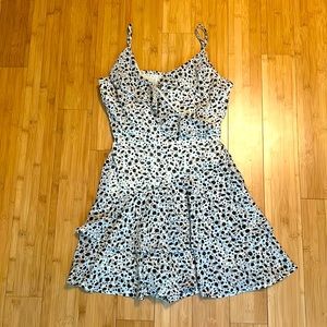 Leopard printed romper